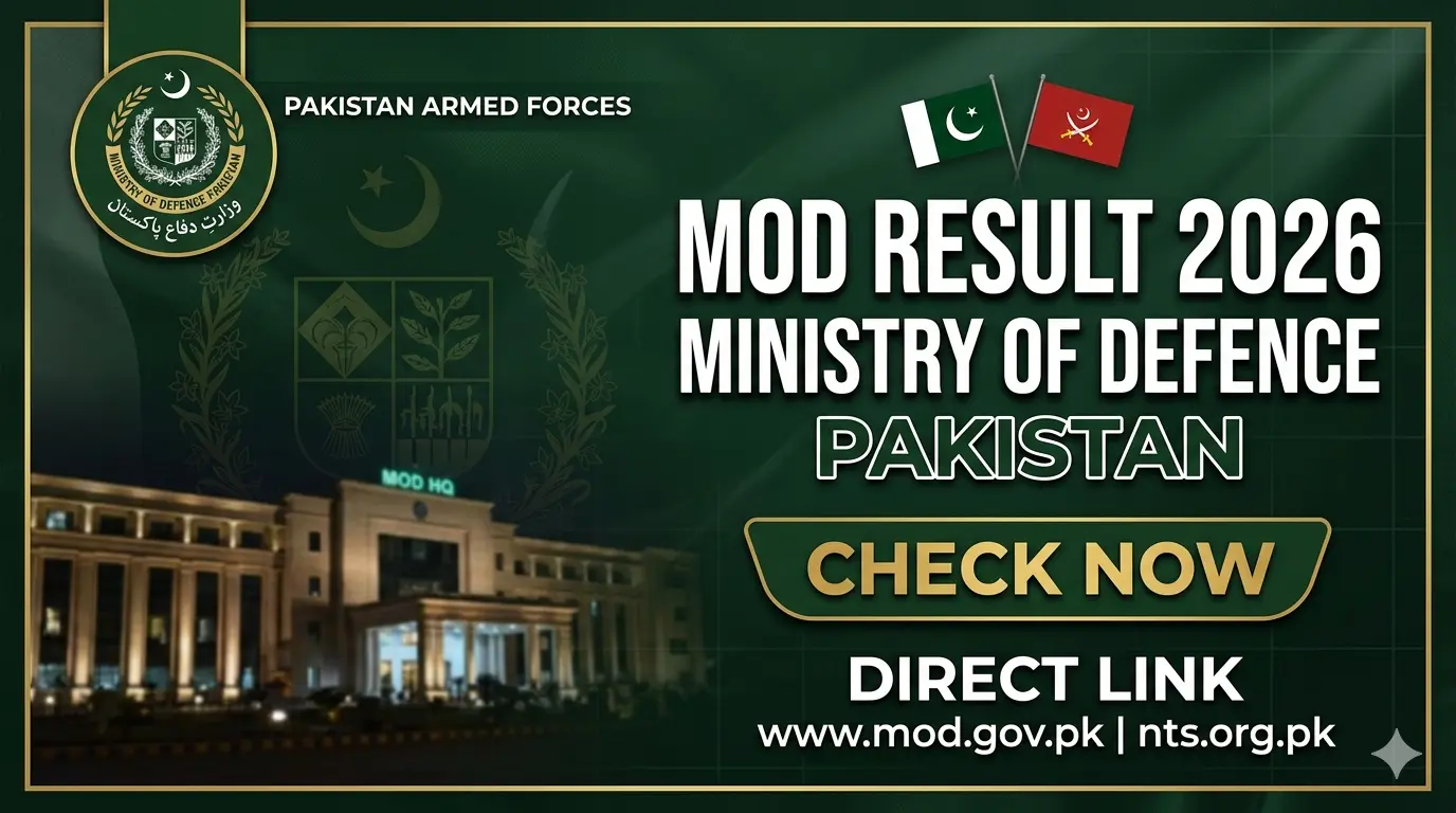 Ministry of Defence Result 2026